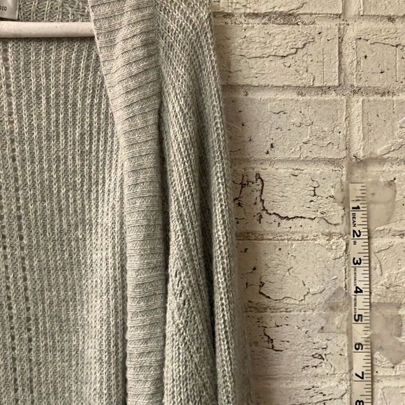 Knit by Hampshire Studio Open Front Long Sweater Cardigan Large - Picture 3 of 9